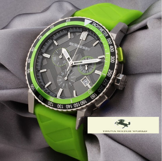 HK980 BURBERRY SPORT 42 MM YEŞİL KORDON